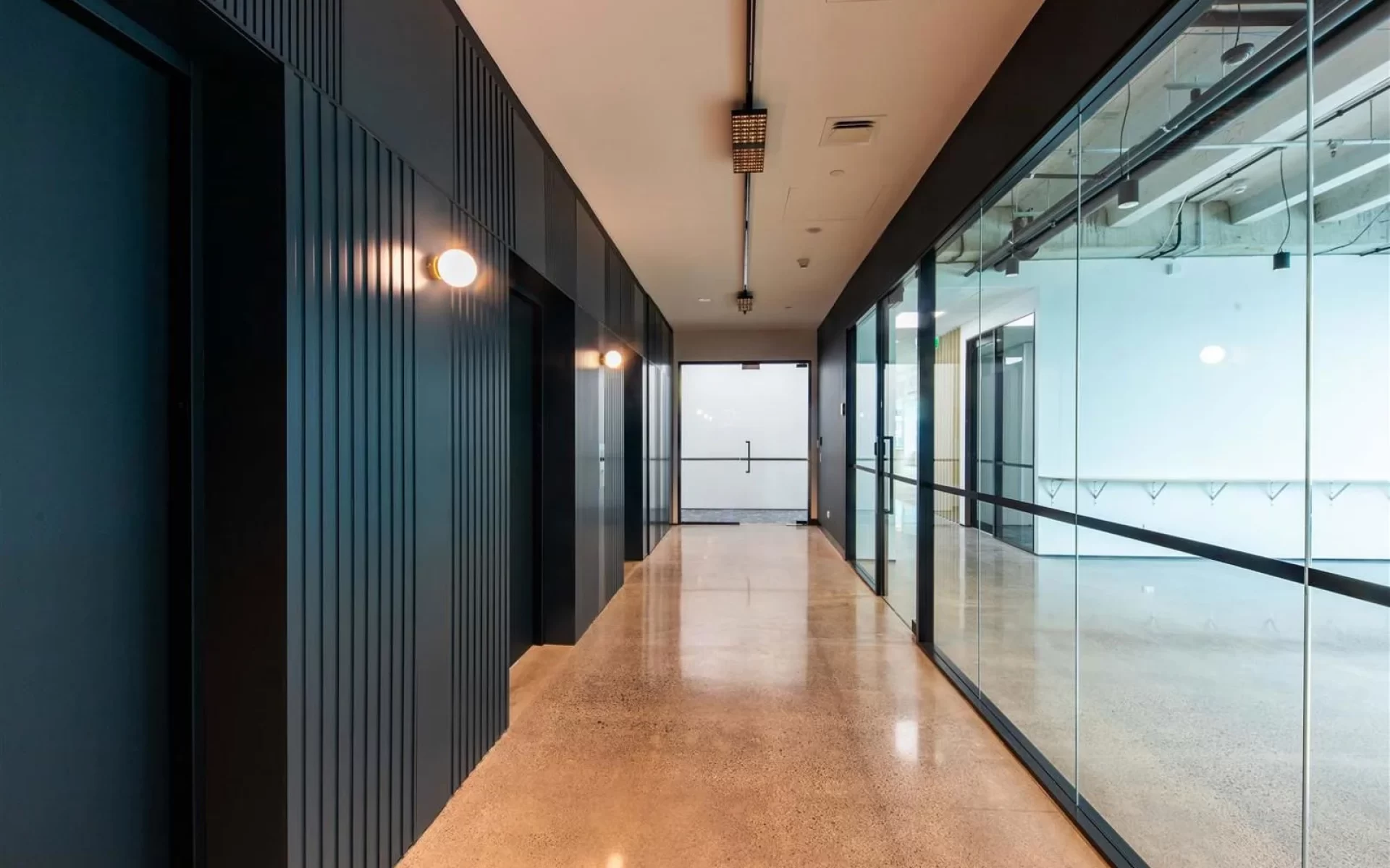 Modern turnkey office fitout in Auckland commercial building