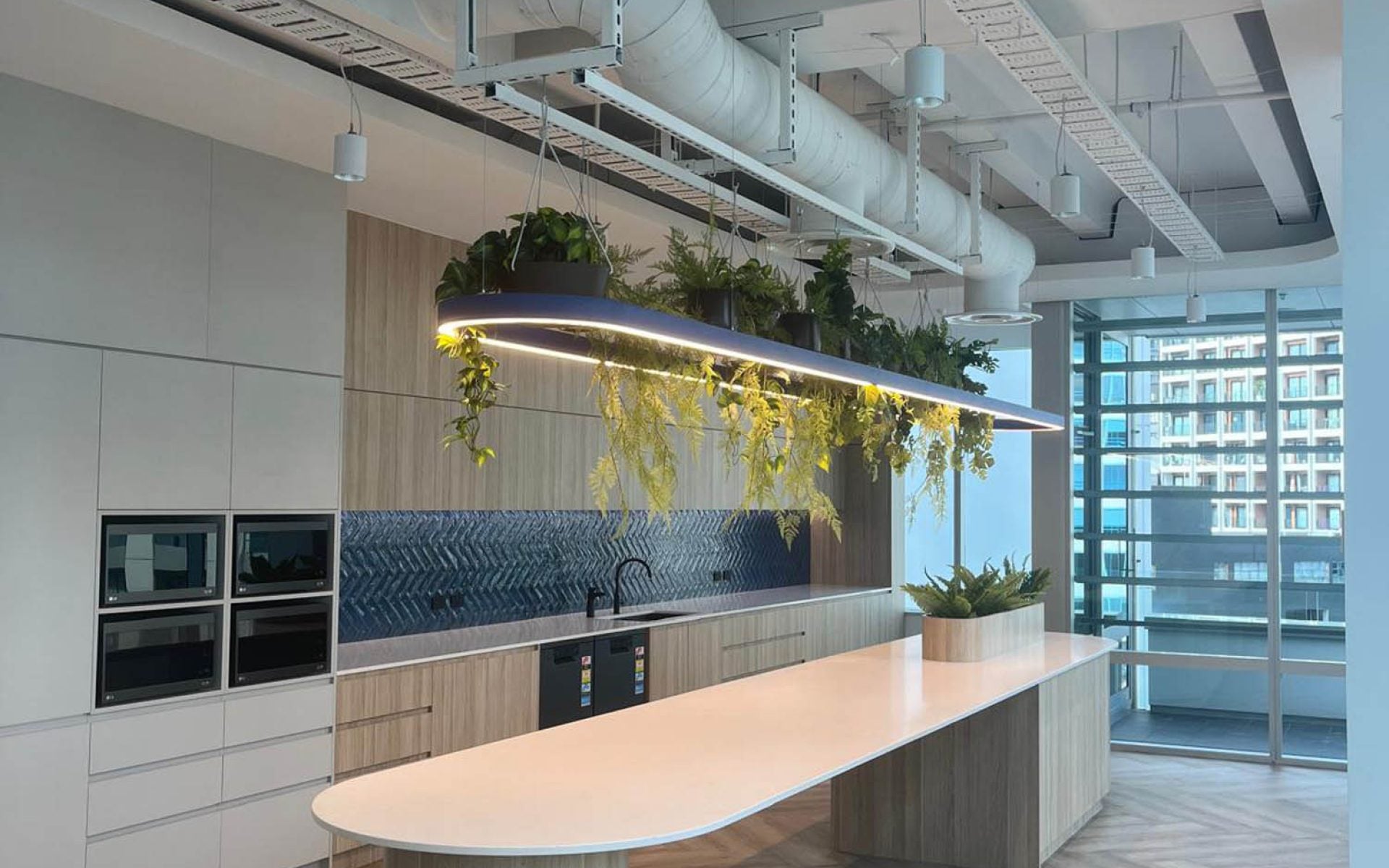 Modern turnkey office fitout in Auckland commercial building